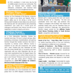 2024-2025 CHJC Annual Impact Report - Spotlight on Excellence page recognizing staff award recipients